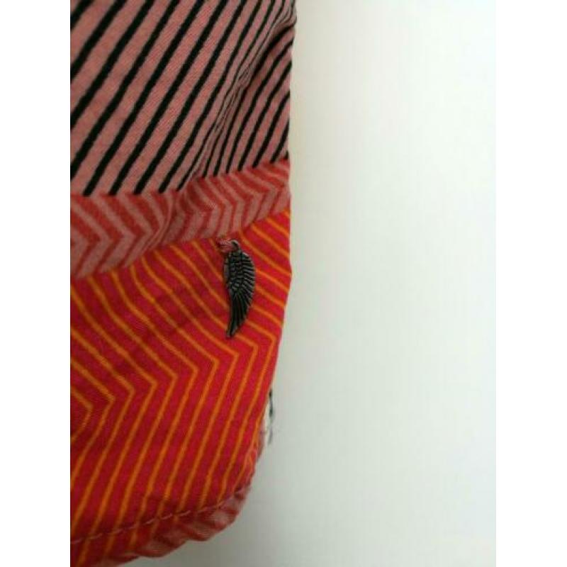 Coster Copenhagen Kaftan jurk M 38 Streep Oranje Oker
