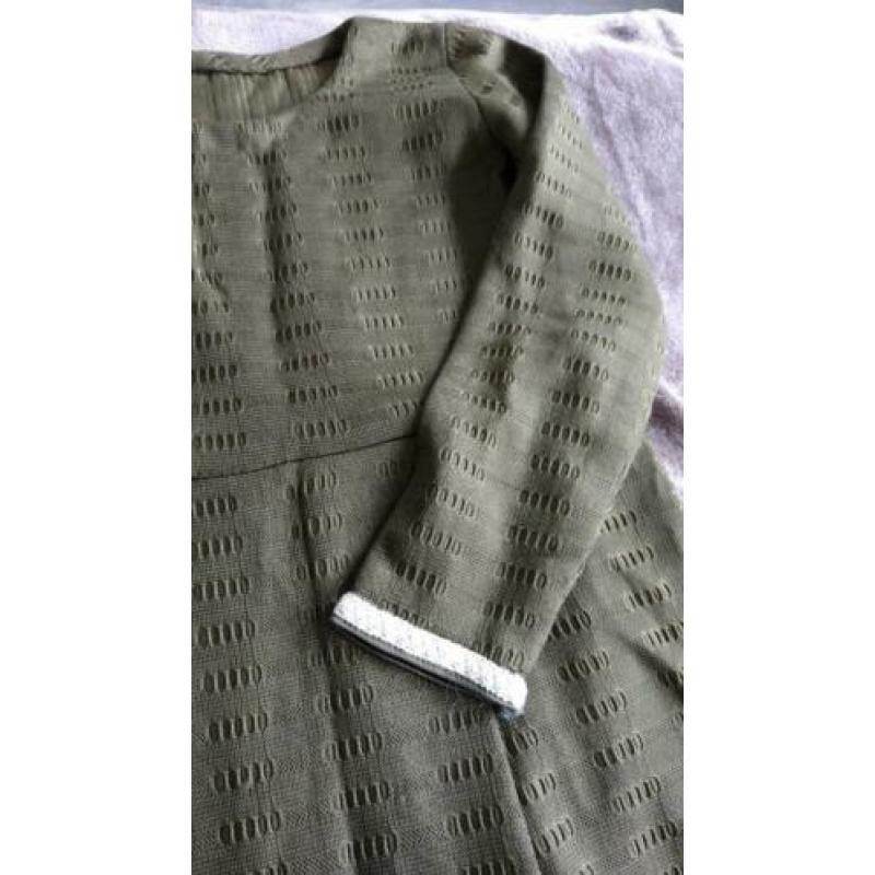 Vintage jurk met kant aan mouw 38/40