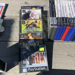 Nintendo Wii en PlayStation 2 met spellen