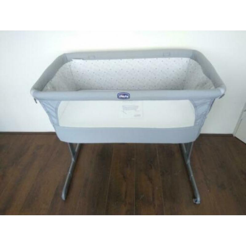 Grijze, roze, beige Chicco Next2me co-sleeper gratis bezorgd