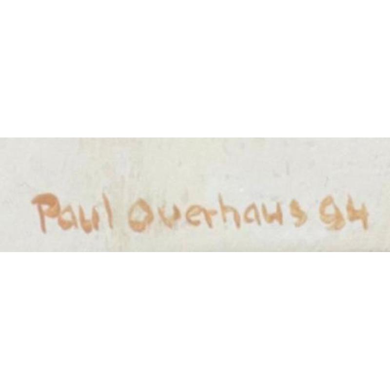 Paul Overhaus - Strand - 82 x 67 cm - acrylverf op doek -...