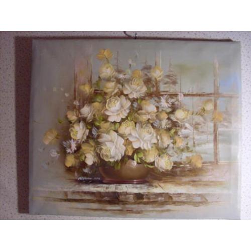 Bloemenschilderij-Stilleven