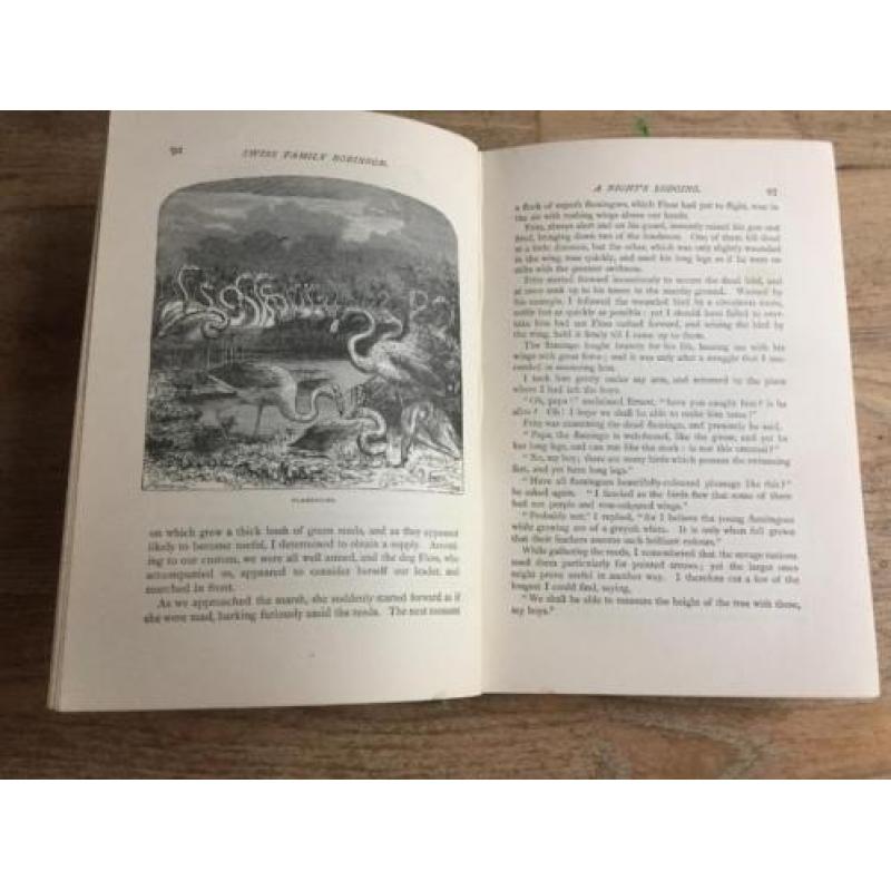 Wyss The Swiss family Robinson ca 1900 met vele illustraties