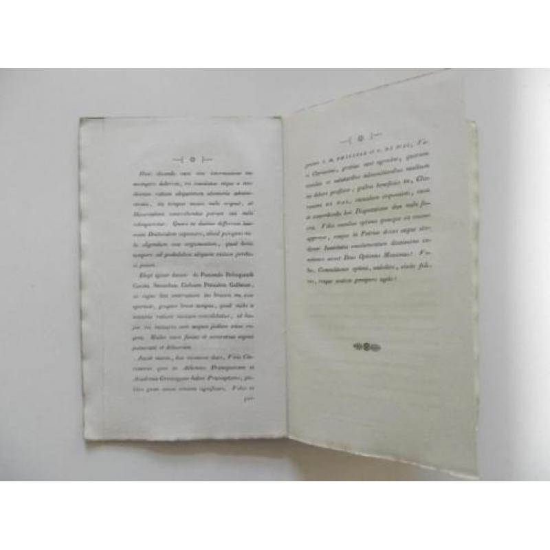 Disputatio Juridica Inauguralis van Schelto Wybenga 1828