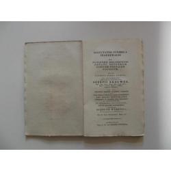 Disputatio Juridica Inauguralis van Schelto Wybenga 1828