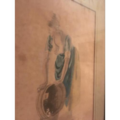 Antiek schilderij werk Schröder