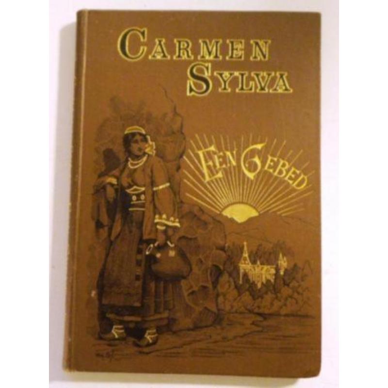175. Antiek boek Carmen Sylva Gebed 1882 L.J.Veen Amsterdam