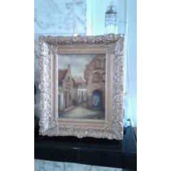 Schilderij "STRAATJE " €60.00
