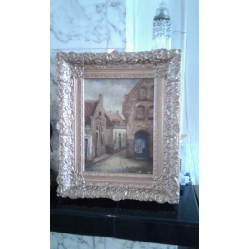Schilderij "STRAATJE " €60.00