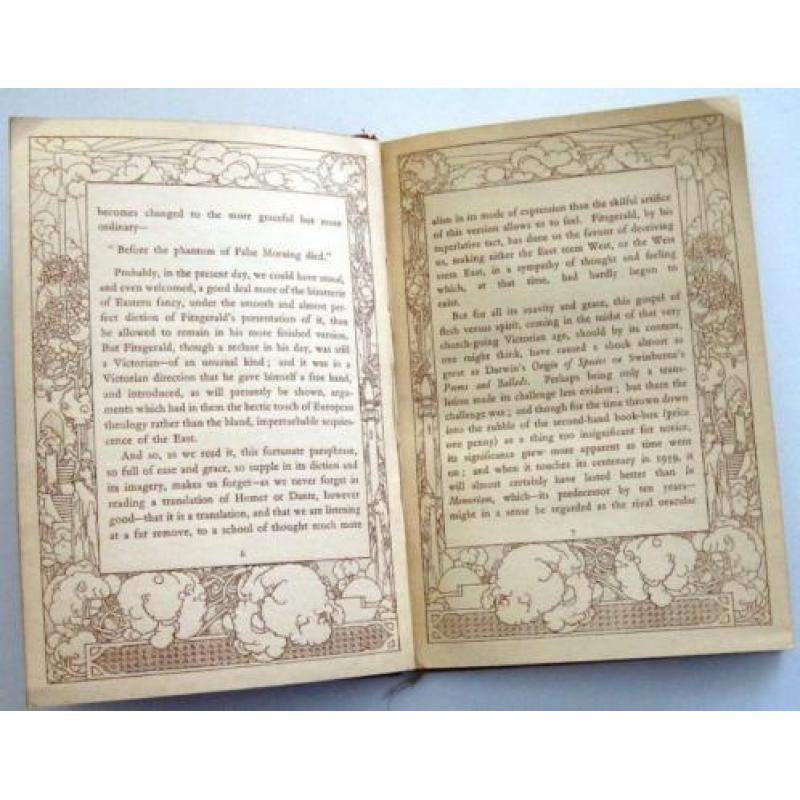 The Rubaiyat of Omar Khayyam HC Fraaie band Visser Bandoeng