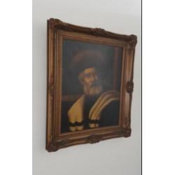 Oud schilderij 19e eeuws
