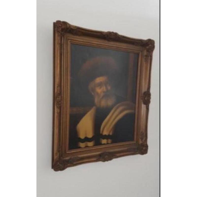 Oud schilderij 19e eeuws