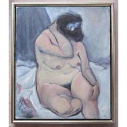 ==1900-1970==grote VERZAMELING doeken =vrouwelijk naakten=