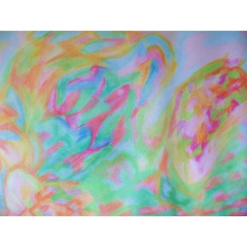 Abstract Schilderij van N.J.E. Veys (Rijswijk)