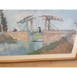 Grote repro schilderij Vincent van Gogh in prachtige lijst