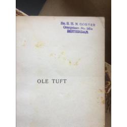 Oud boekje Ole Tuft/stempel Ds Gorter Rotterdam