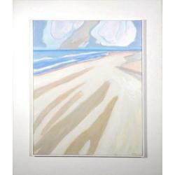 Paul Overhaus - Strand - 82 x 67 cm - acrylverf op doek -...