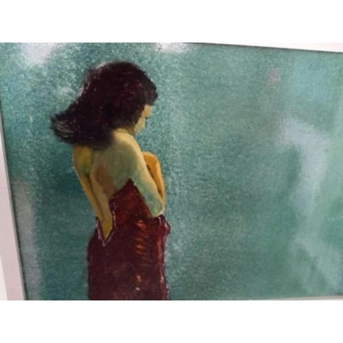 Bob van Damme - Mystieke vrouw - prachtig schilderij