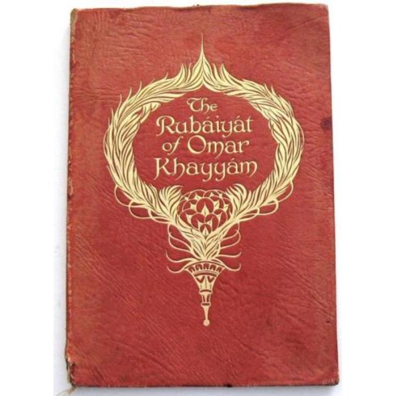 The Rubaiyat of Omar Khayyam HC Fraaie band Visser Bandoeng