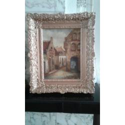 Schilderij "STRAATJE " €60.00