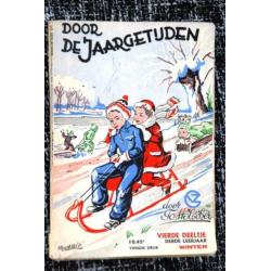 Door De Jaargetijden To Holscher oude schoolboekjes