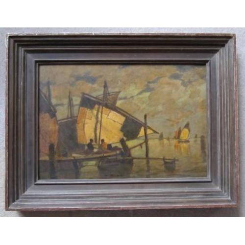 ==DUITS===in der Lagune======= Ludwig Dill 1848-1940==