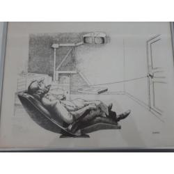 Tandheelkundige prenten tandarts / tandheelkunde