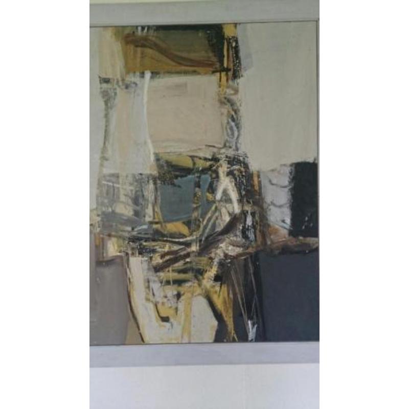 Boeiend abstract schilderij 'Mysterie'