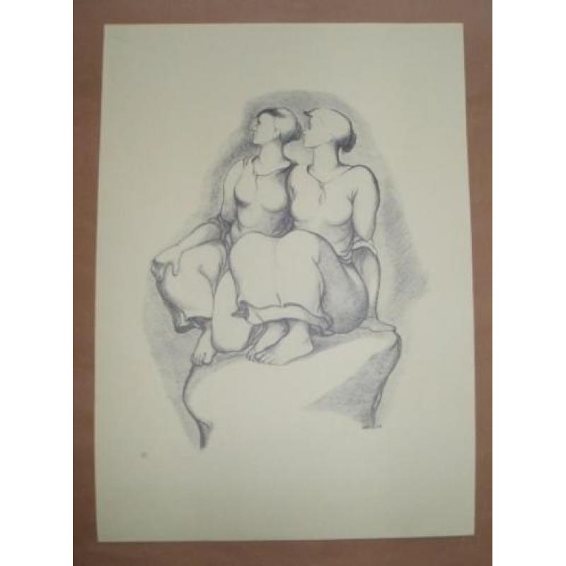 Alvaro Cunhal (desenhos da prisao) 1e druk red. avante 1975
