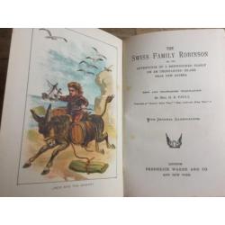 Wyss The Swiss family Robinson ca 1900 met vele illustraties