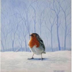 Vogel schilderijen Robin dArcy Shillcock, van Ommen, Jansma