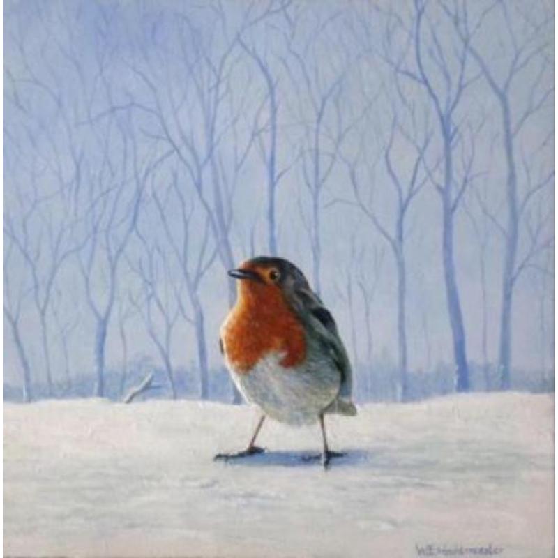 Vogel schilderijen Robin dArcy Shillcock, van Ommen, Jansma
