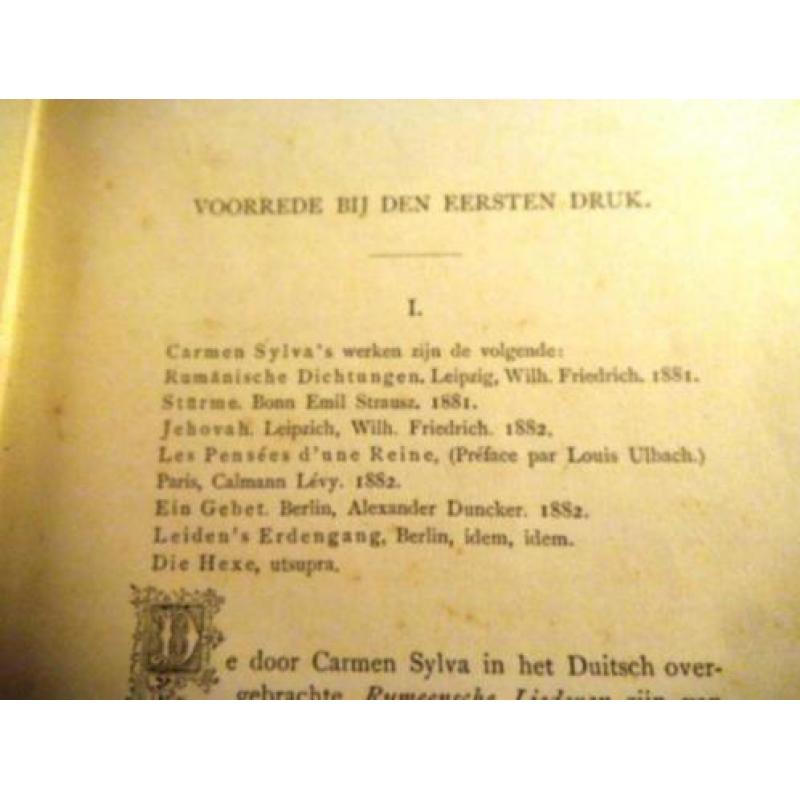 175. Antiek boek Carmen Sylva Gebed 1882 L.J.Veen Amsterdam