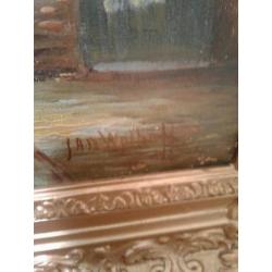 Schilderij "STRAATJE " €60.00