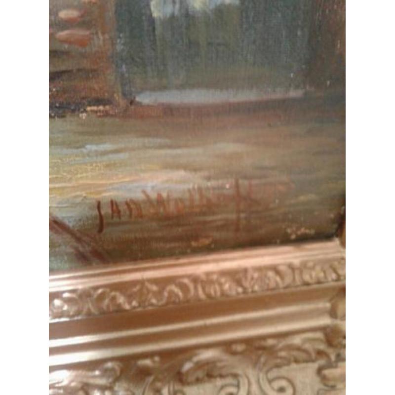 Schilderij "STRAATJE " €60.00