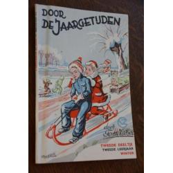 Door De Jaargetijden To Holscher oude schoolboekjes
