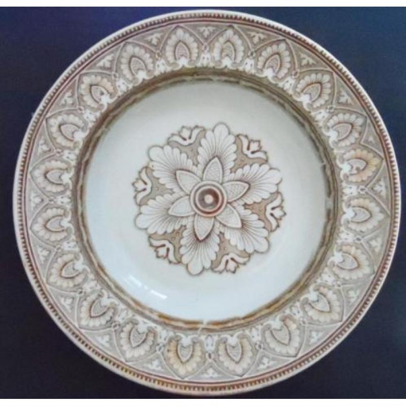 Petrus Regout, diep bord decor Tancrede