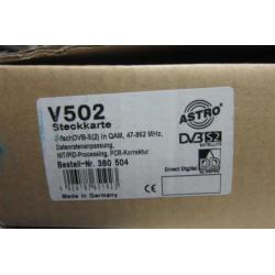 ASTRO Strobel V 502 2-fach DVB-s2 in QAM voor V 16 47-862MHz