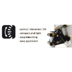 Visiosat BIG BI multfeed satelliet schotel antenne, antracie