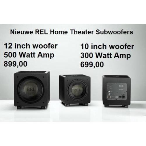 Nieuwe serie REL subwoofers speciaal voor Home Theater