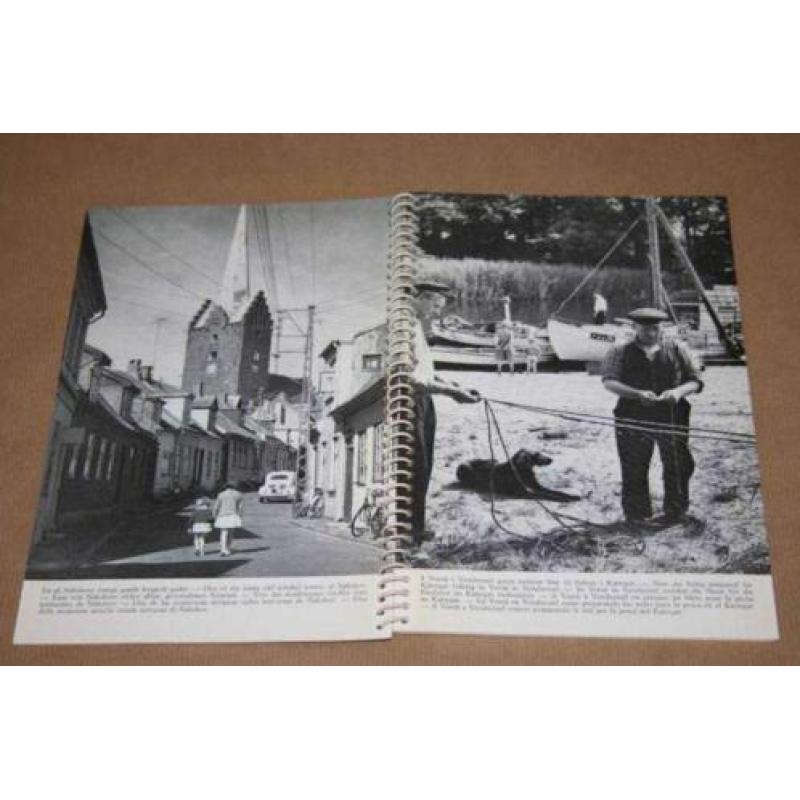 Fraai oud fotoboek over Denemarken - Circa 1960 !!