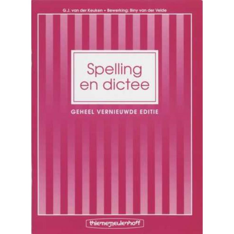 Taalwerkschriften Spelling en dictee 9789003216182