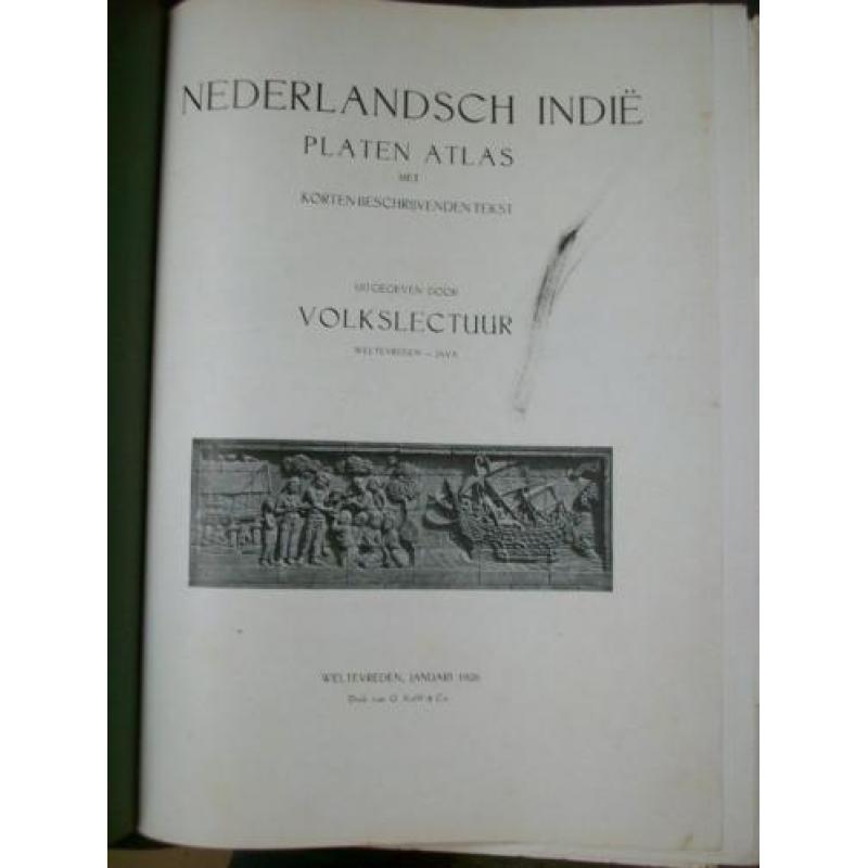 Nederlandsch indie grote platenatlas met korte neschrijvende