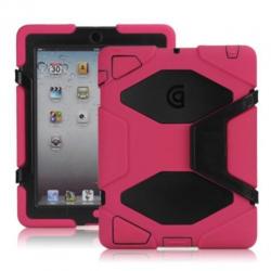Griffin Survivor Apple iPad 2/3/4 hoes roze-zwart