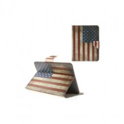 iPad mini / Samsung Galaxy Tab case, cover, hoes USA vlag
