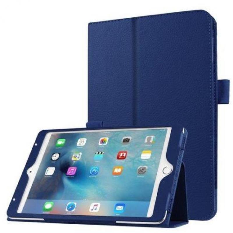 iPad 9.7 (2017 / 2018) book case hoes - blauw