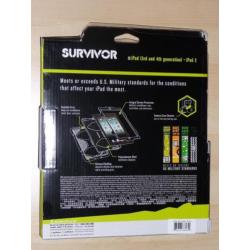 Griffin Survivor Apple iPad 2/3/4 hoes roze-zwart