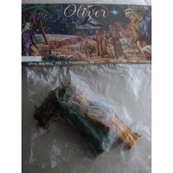 Merk: Oliver 2 kerstfiguren voor bij de kerstgroep.