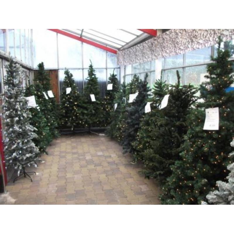 Led Kerstboom 185 cm / Groen (showmodel) half pe-pvc 103