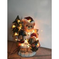Kerstbeer met verlichting